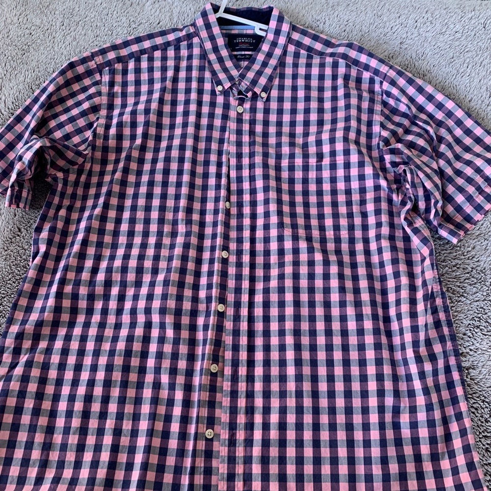 XL Short Sleeve button up Charles Tyrwhitt